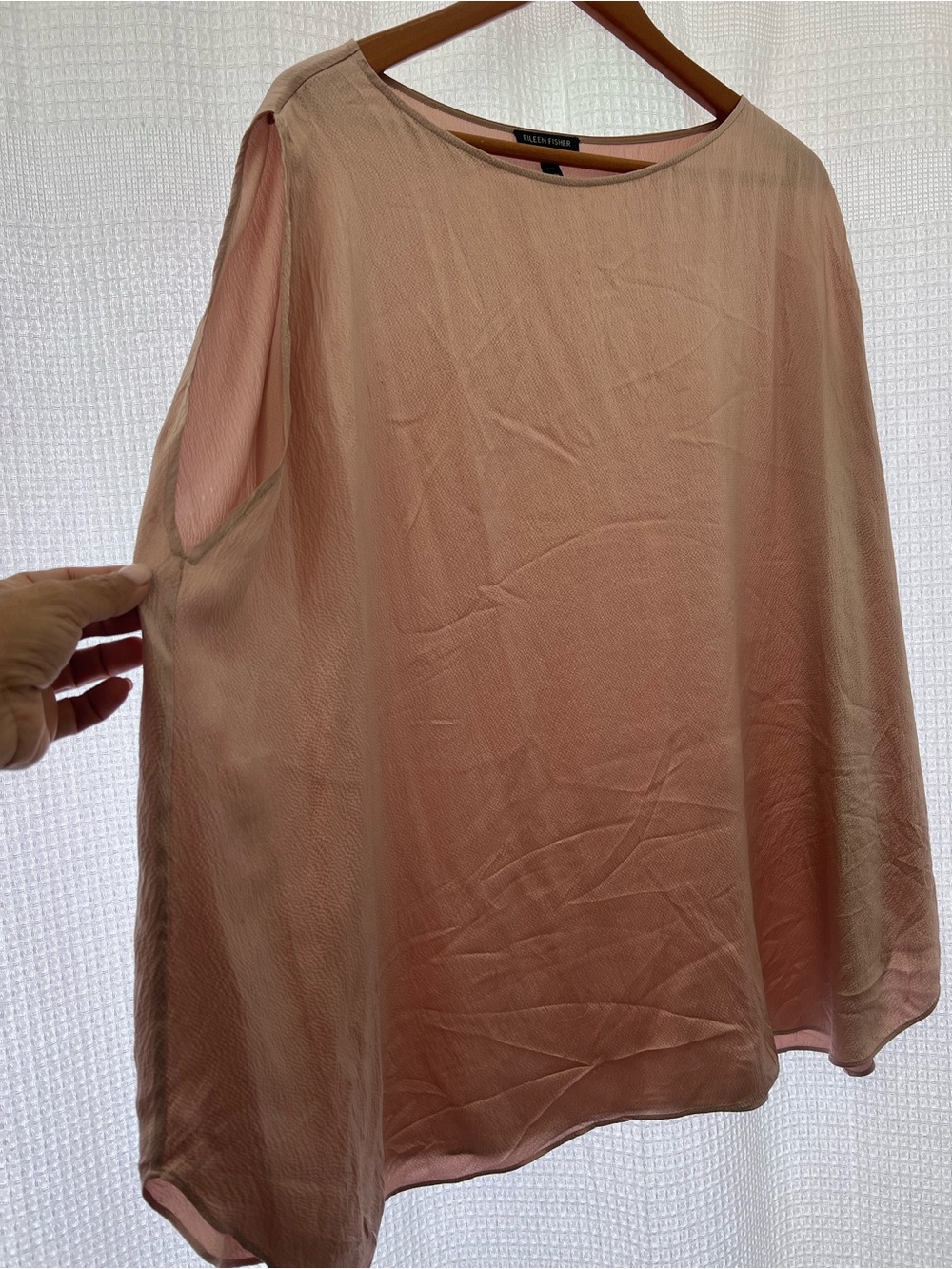Eileen Fisher Bateau neck top - Picture 3 of 4